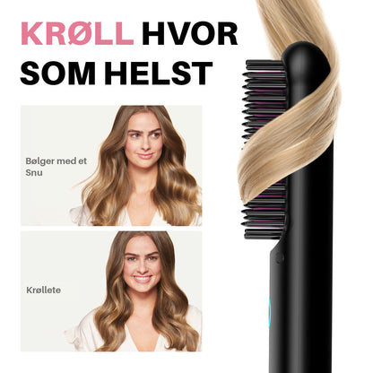 Eloura Portabel Børste – Glatter, Krøller, Tørker