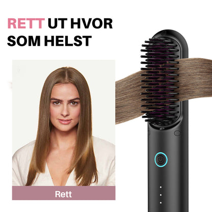 Eloura Portabel Børste – Glatter, Krøller, Tørker