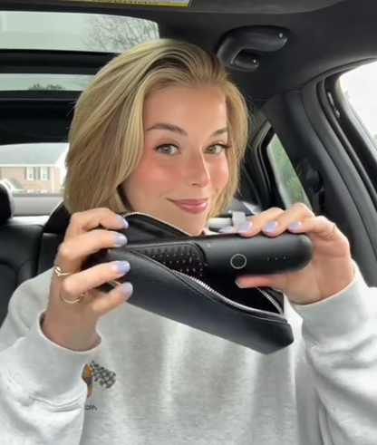 Premium lær-etui for børste